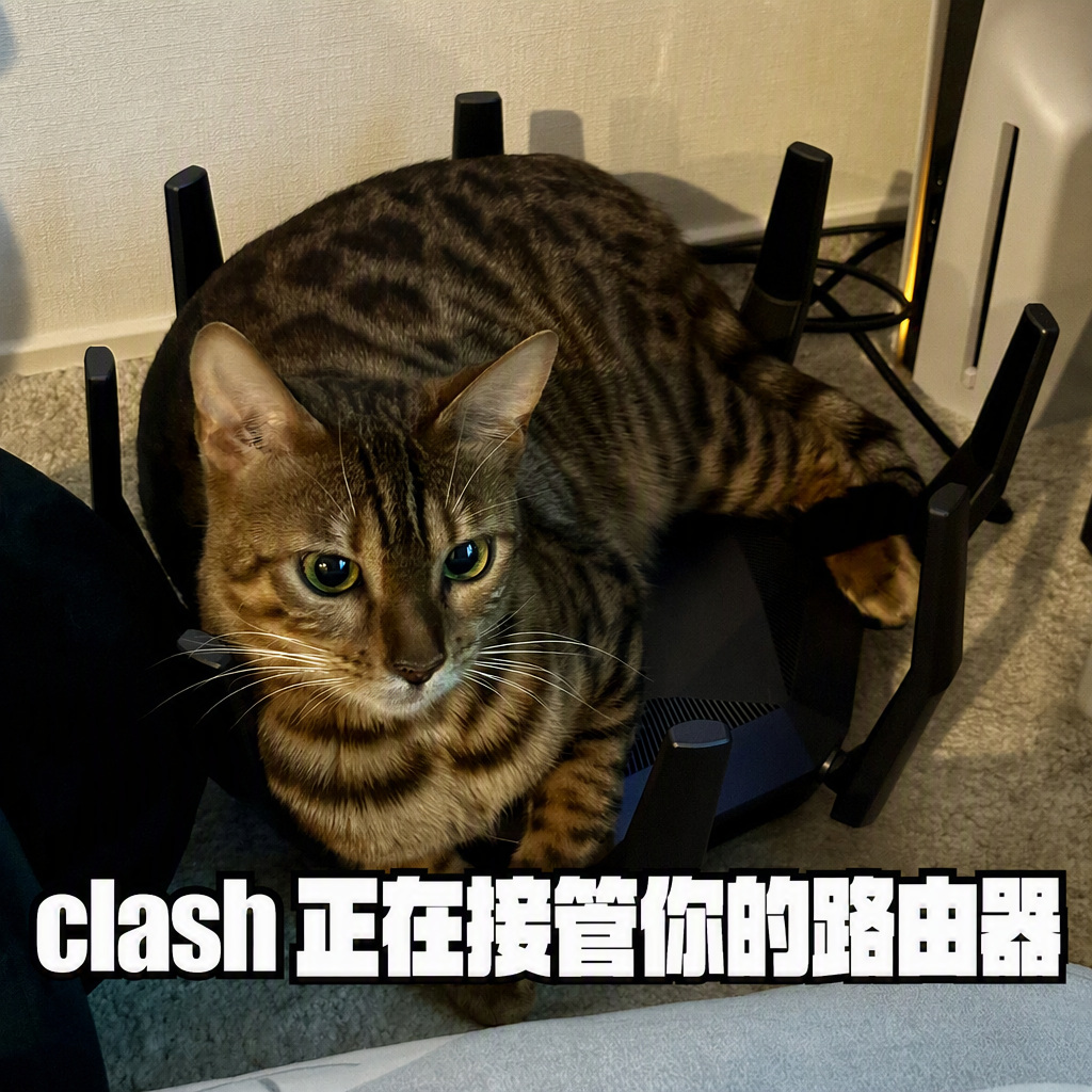 以 Clash 的猫图标为梗的 meme